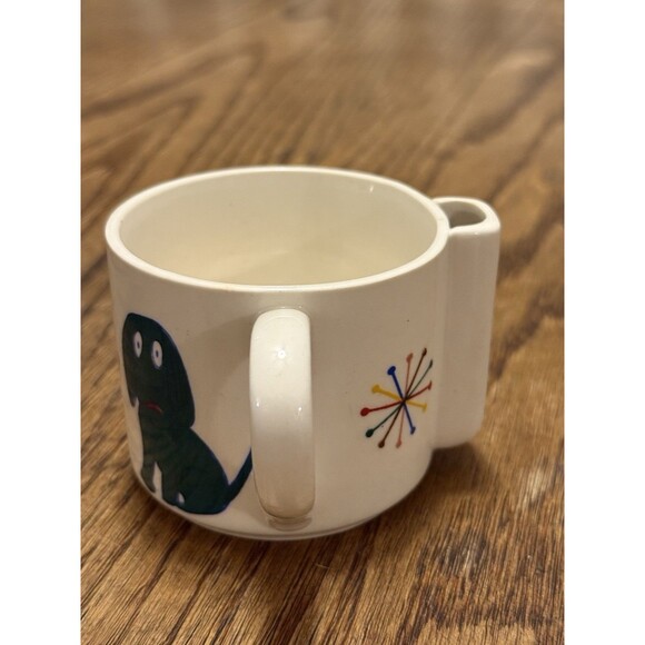 Vintage Porcelain Child's Cup Mug Toothbrush Holder Made in Japan RARE - Picture 5 of 9
